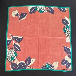 Vintage Junko Koshino Floral Bandana Neckerchief